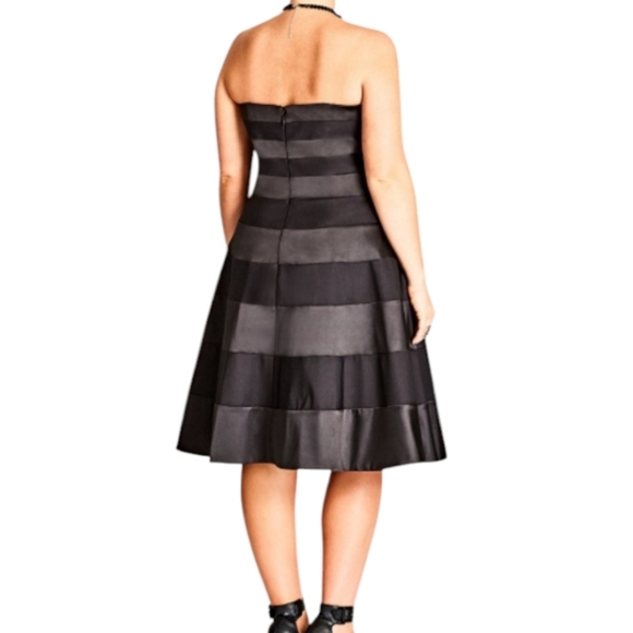 City Chic Miss Shady Fit & Flare Dress - Picture 2 of 10